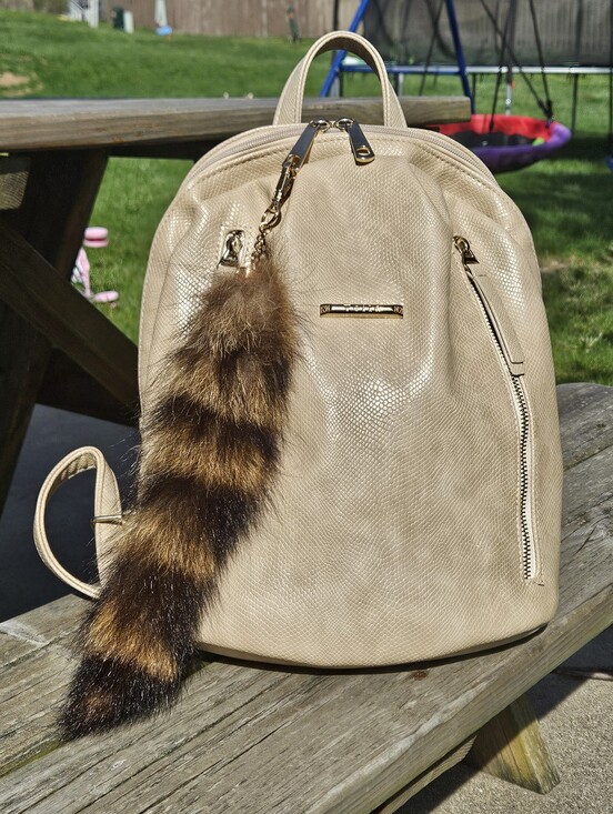 Handbags - Real Raccoon Tail Bag Charm